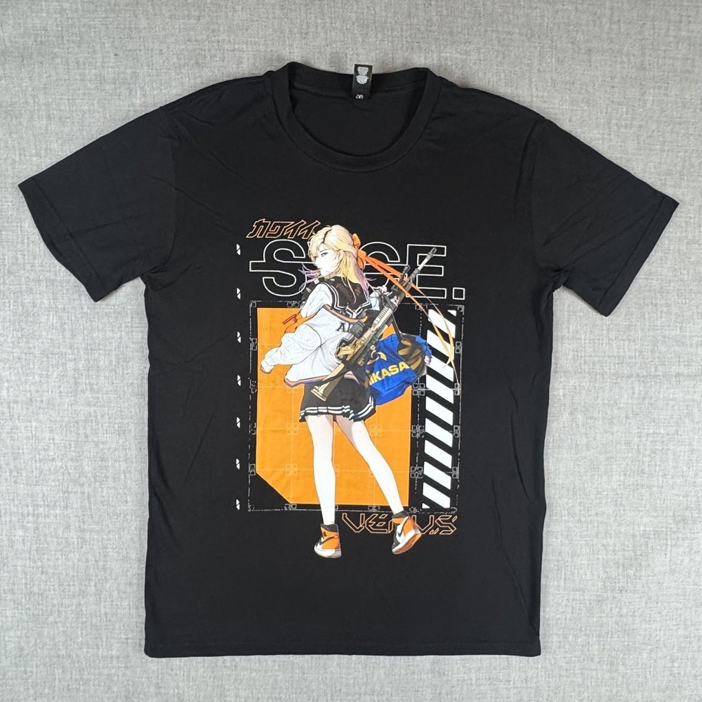 Sailor Venus SPTF Shirt Mens Medium Black AS Colour Kawaii Sauce rlasukabaka